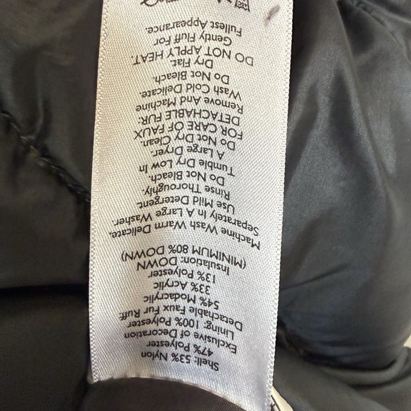 Eddie Bauer Vest Womens Small Black EB650 Down Puffer Quilted Full Zip Thick - Picture 4 of 8